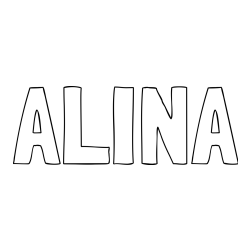 ALINA Coloring Page
