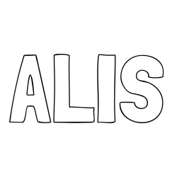 Online Created Coloring Page - ALIS Coloring Page