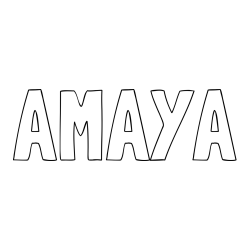 AMAYA Coloring Page