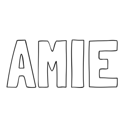 Online Created Coloring Page - AMIE Coloring Page