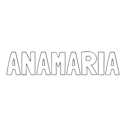 Online Created Coloring Page - ANAMARIA Coloring Page