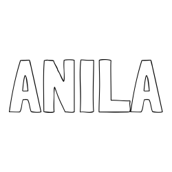 Online Created Coloring Page - ANILA Coloring Page