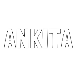 Online Created Coloring Page - ANKITA Coloring Page