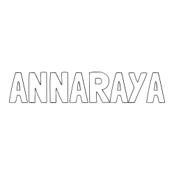 Online Created Coloring Page - ANNARAYA Coloring Page