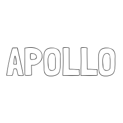 Online Created Coloring Page - APOLLO Coloring Page