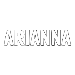 Online Created Coloring Page - ARIANNA Coloring Page