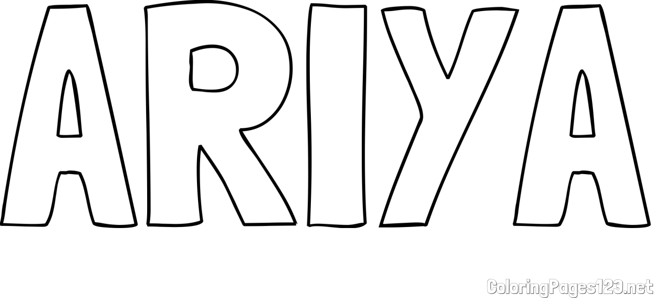 ARIYA Coloring Page