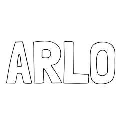 ARLO Coloring Page