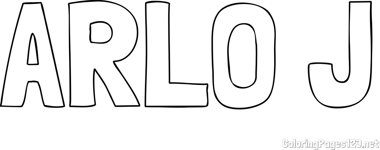 ARLO J Coloring Page