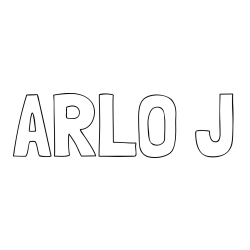 Online Created Coloring Page - ARLO J Coloring Page