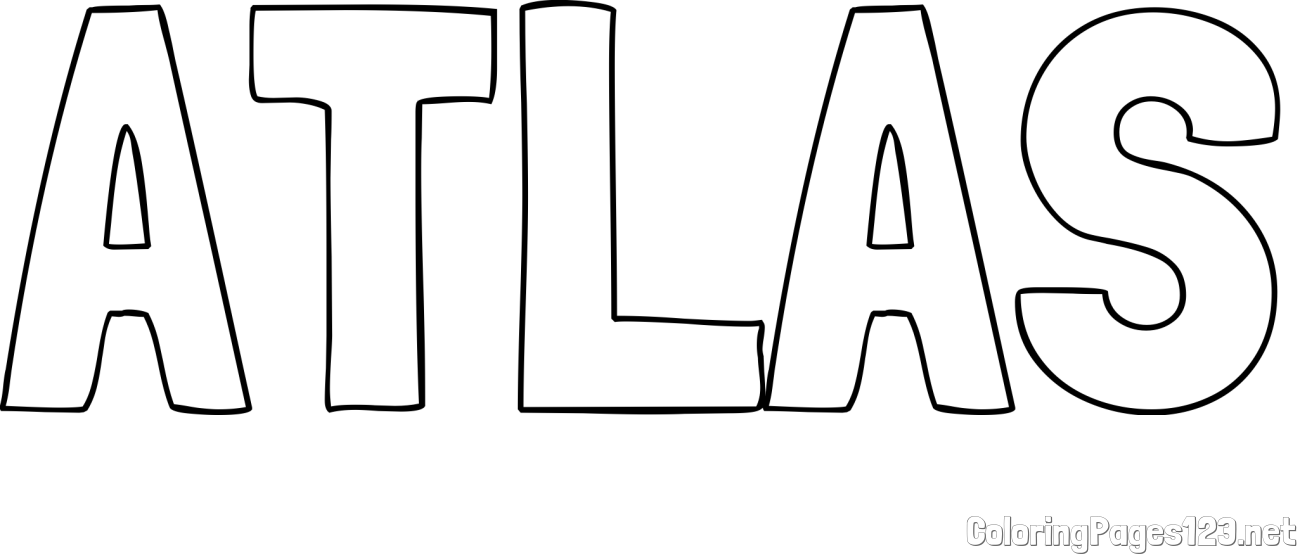 ATLAS Coloring Page