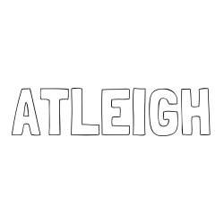 Online Created Coloring Page - ATLEIGH Coloring Page