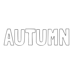Online Created Coloring Page - AUTUMN Coloring Page