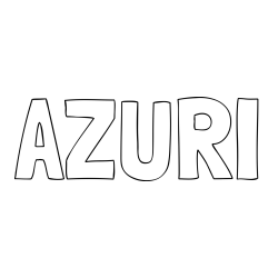 Online Created Coloring Page - AZURI Coloring Page