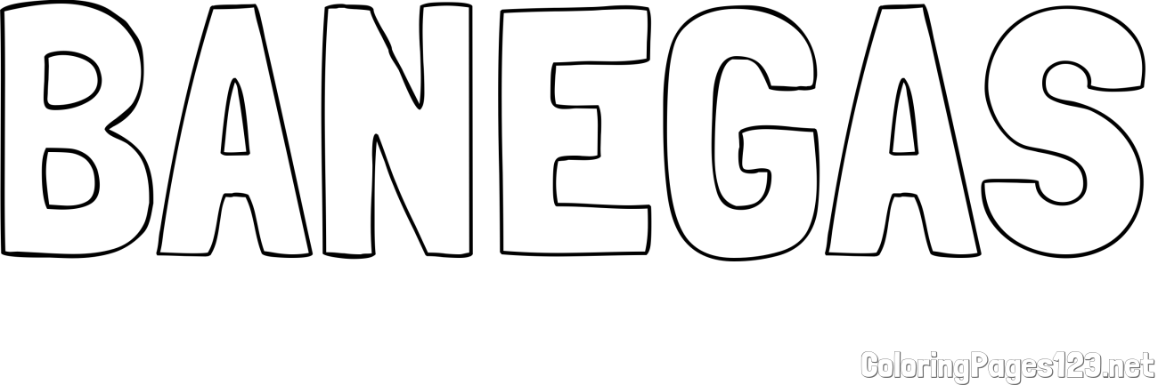 BANEGAS Coloring Page