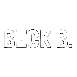 Online Created Coloring Page - BECK B. Coloring Page