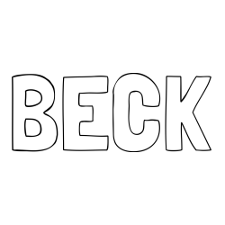 Online Created Coloring Page - BECK Coloring Page