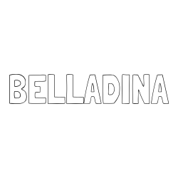 Online Created Coloring Page - BELLADINA Coloring Page