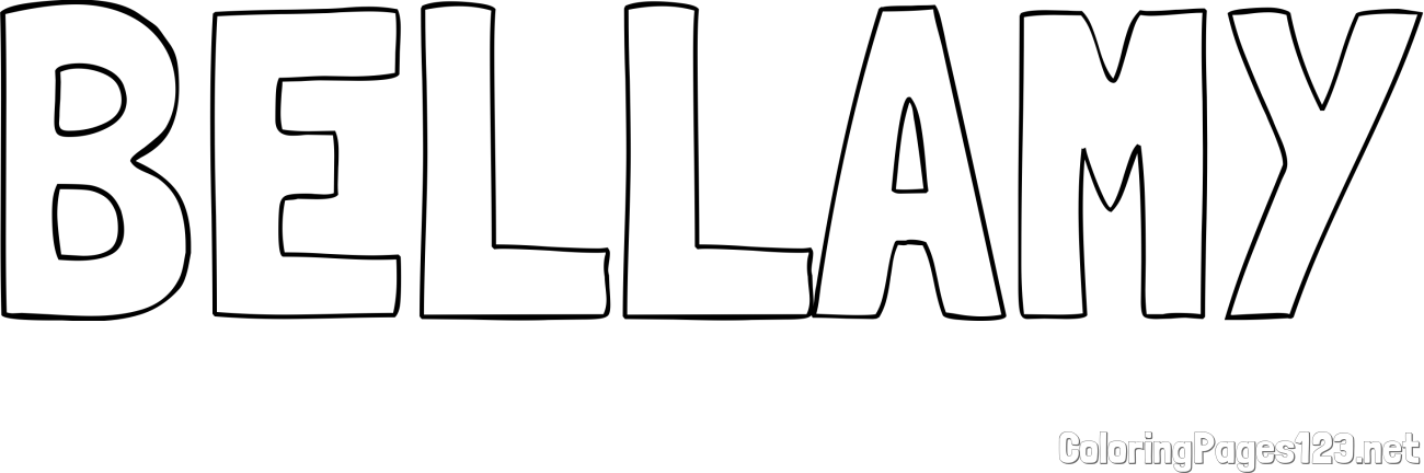 BELLAMY Coloring Page
