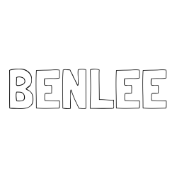 Online Created Coloring Page - BENLEE Coloring Page