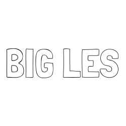 BIG LES Coloring Page