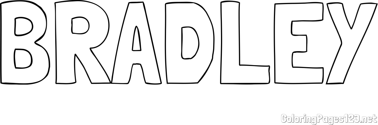 BRADLEY Coloring Page