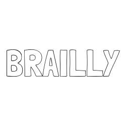 Online Created Coloring Page - BRAILLY Coloring Page