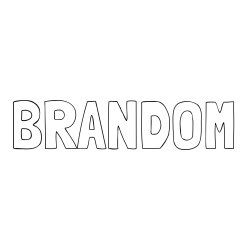 BRANDOM Coloring Page