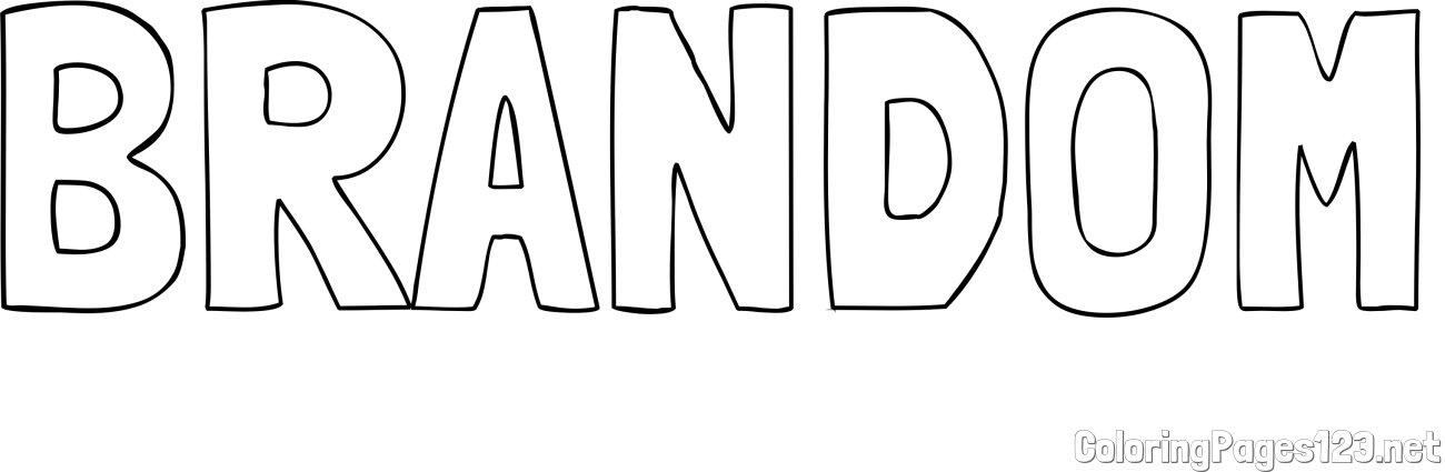 BRANDOM Coloring Page