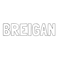 Online Created Coloring Page - BREIGAN Coloring Page