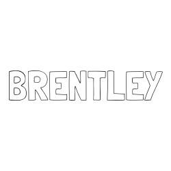 Online Created Coloring Page - BRENTLEY Coloring Page