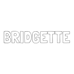 Online Created Coloring Page - BRIDGETTE Coloring Page