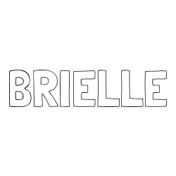 BRIELLE Coloring Page