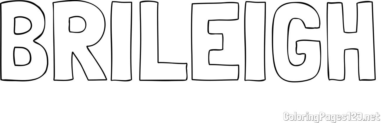 BRILEIGH Coloring Page