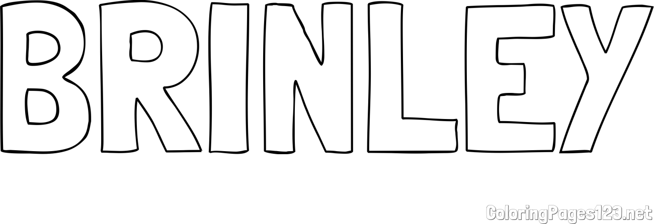 BRINLEY Coloring Page