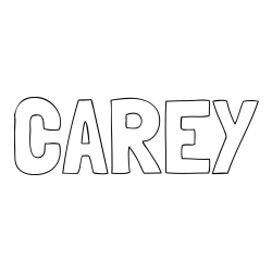 CAREY Coloring Page