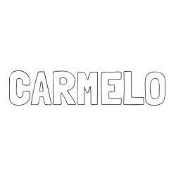 Online Created Coloring Page - CARMELO Coloring Page