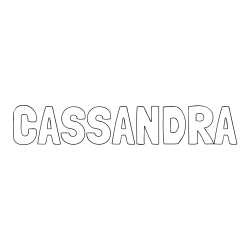 Online Created Coloring Page - CASSANDRA Coloring Page