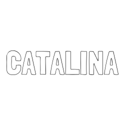 Online Created Coloring Page - CATALINA Coloring Page
