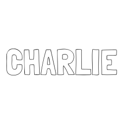 CHARLIE Coloring Page