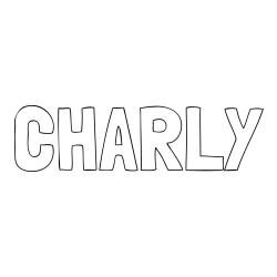 Online Created Coloring Page - CHARLY Coloring Page