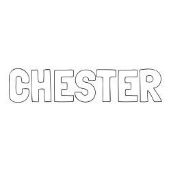 Online Created Coloring Page - CHESTER Coloring Page
