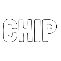 Online Created Coloring Page - CHIP Coloring Page