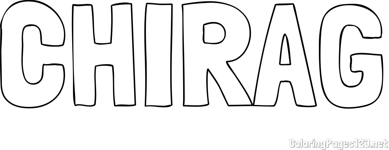 CHIRAG Coloring Page