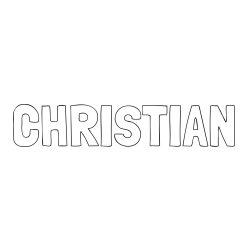 Online Created Coloring Page - CHRISTIAN Coloring Page