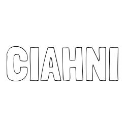 Online Created Coloring Page - CIAHNI Coloring Page