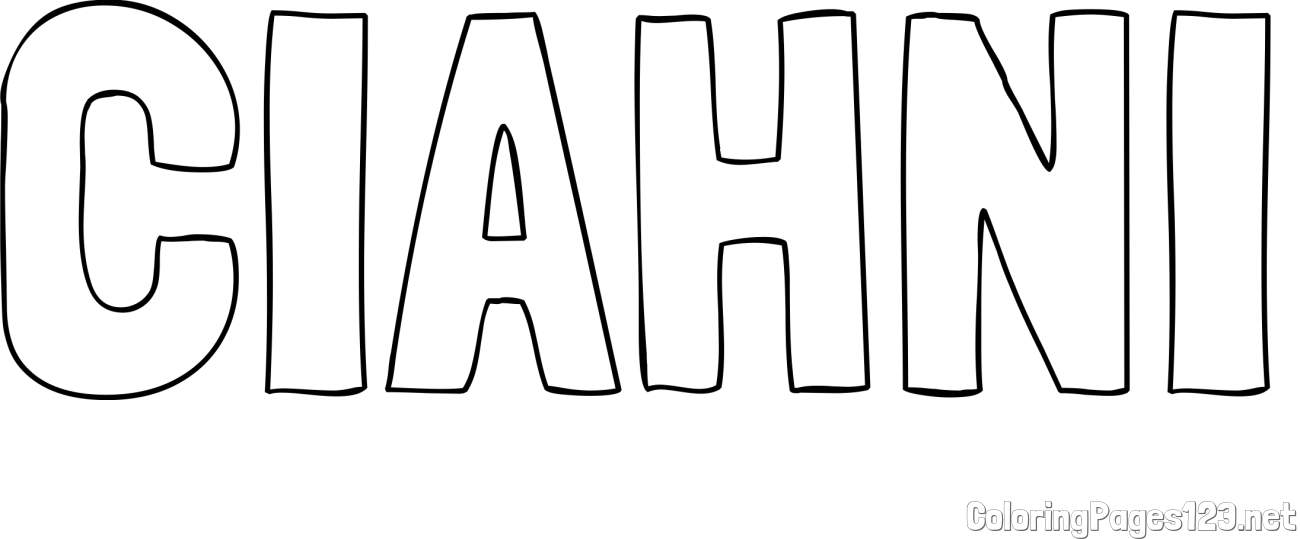 CIAHNI Coloring Page
