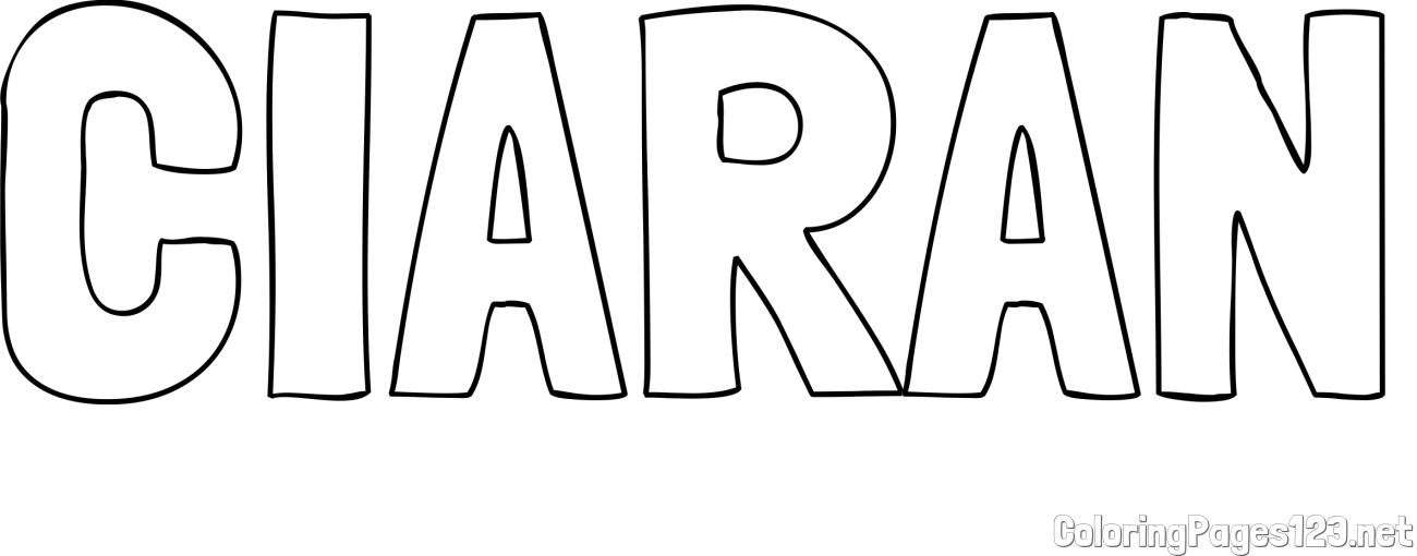 CIARAN Coloring Page