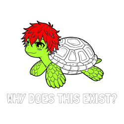 COLORED COLORING - WHY DOES THIS EXIST? Coloring Page and Coloring Page of Anime Turtle