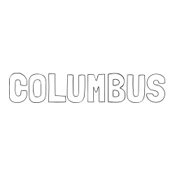 Online Created Coloring Page - COLUMBUS Coloring Page